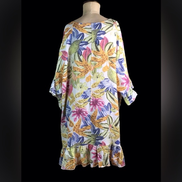 Piazza Del Tempio Multicolor Floral Oversized Dress, M , EUC - Picture 4 of 5